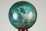 Bright Blue Apatite Sphere - Madagascar #191455-1